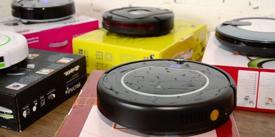 Aspiradoras robot de diferentes empresas