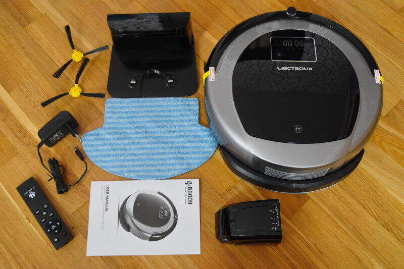 Componentes del robot Liectroux Componentes del robot Liectroux