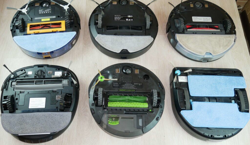 Aspiradoras robot con y sin cepillo turbo