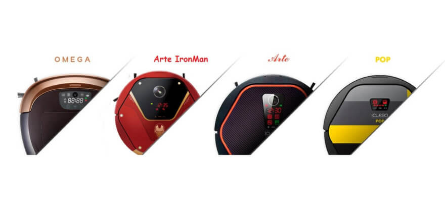 Comparación de las aspiradoras robóticas iClebo