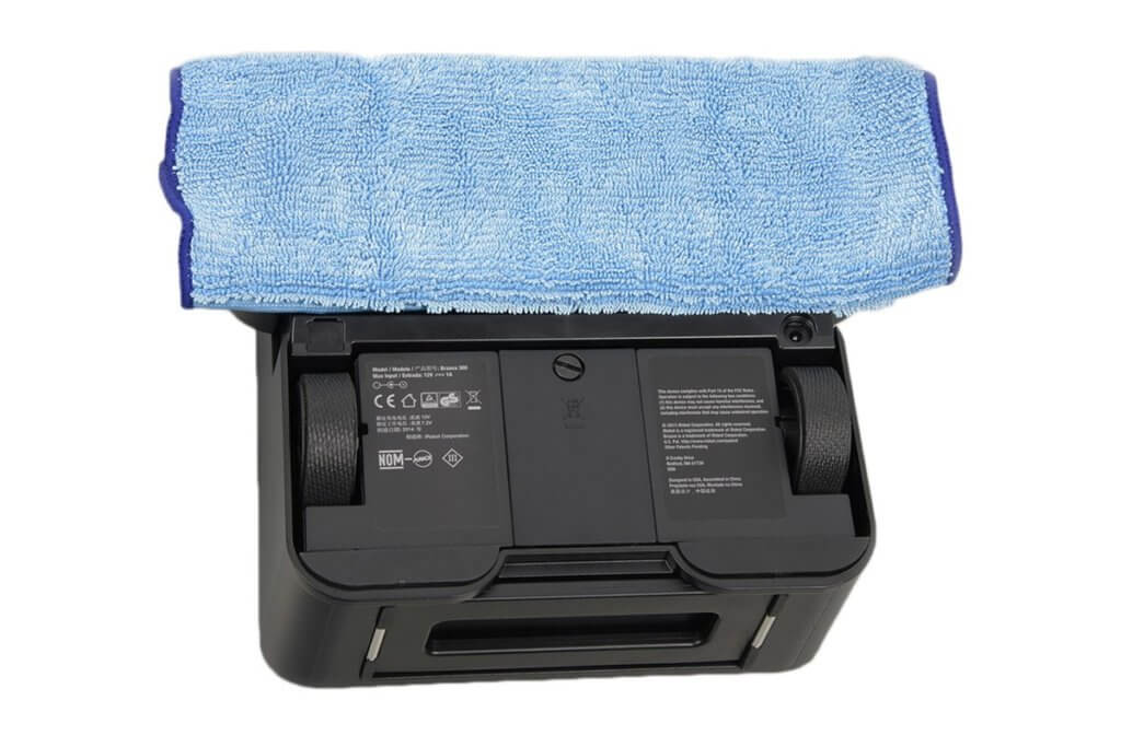 Fixade blocket med en trasa