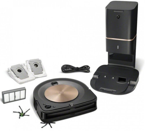 Roomba s9+ pakuotės turinys