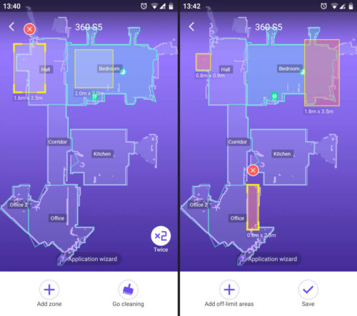 Apribotos ir pasirinktos zonos Apribotos ir pasirinktos zonos