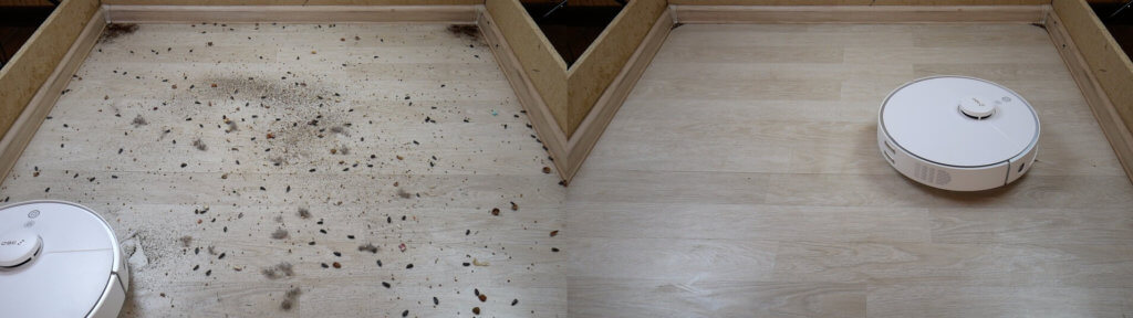 Laminato grindų sausas valymas