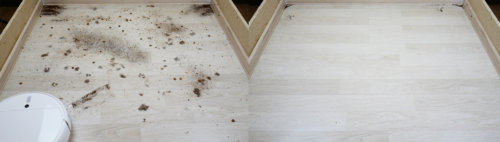 Laminato grindų sausas valymas