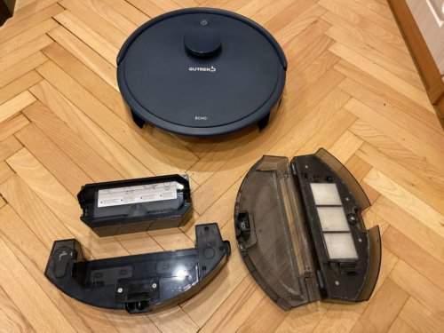 Kombinuotas konteineris ir dulkių surinktuvas