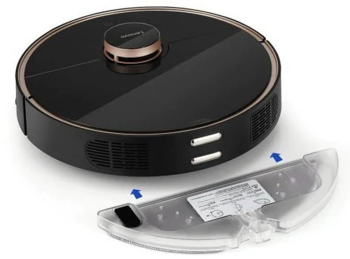 Installation de l'accessoire de nettoyage humide