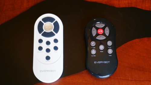 Comparación del control remoto con el RS700