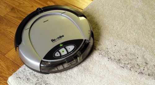 Pirmasis „iRobot Roomba“ robotas robotas