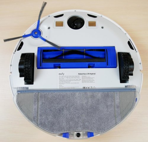 Vista inferior con servilleta