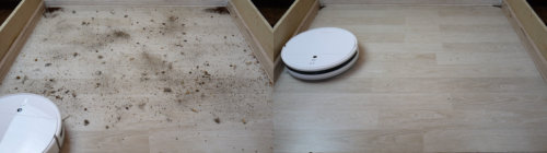 Laminato grindų sausas valymas