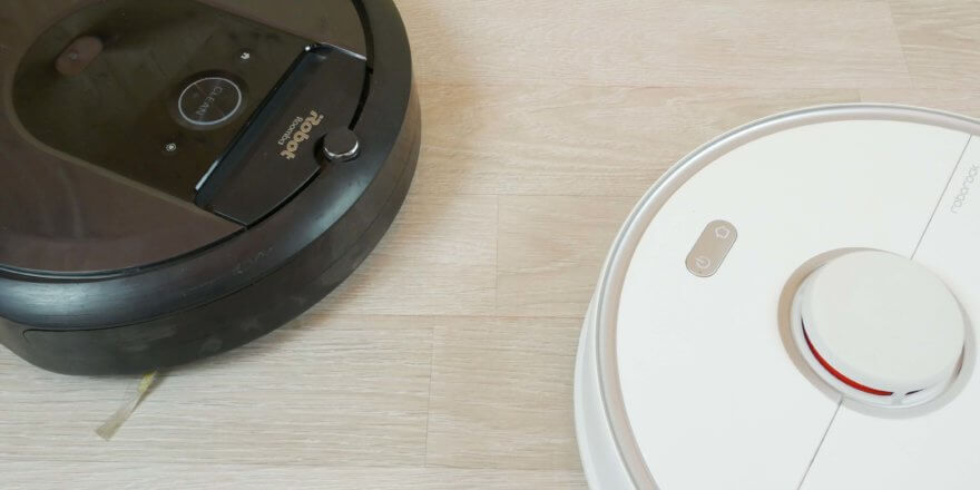 Roborock S5 Max y iRobot Roomba i7+