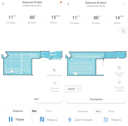 Kambario valymo greitis