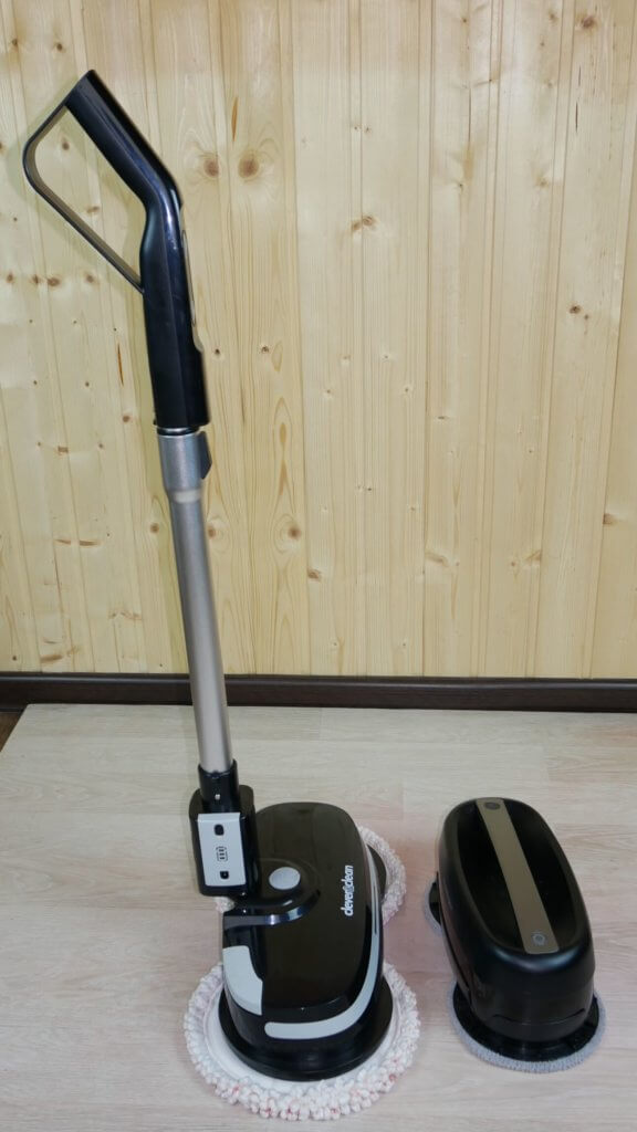 Gulvpoleringsmaskiners dimensioner under opbevaring