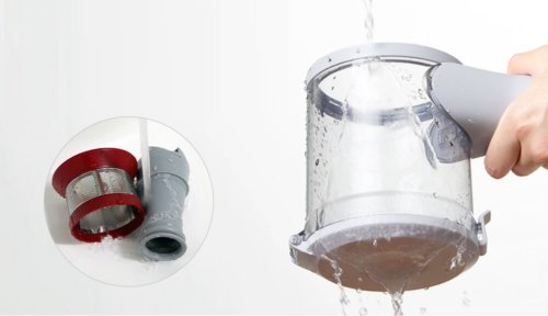 Lavado del contenedor de residuos