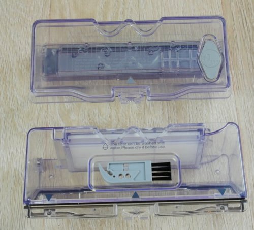 Dulkių surinkėjas ir vandens bakas