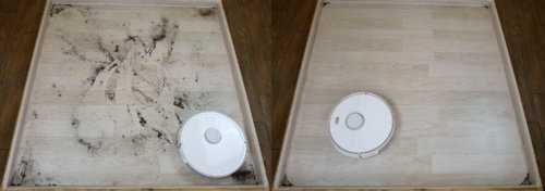 Roborock's dry cleaning performance