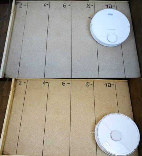 Comparison of suction power