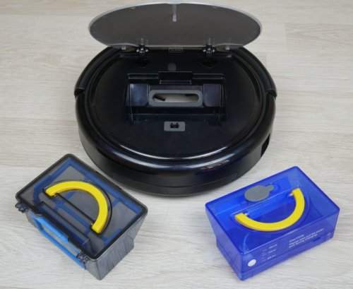 Dulkių surinkėjas ir vandens bakas