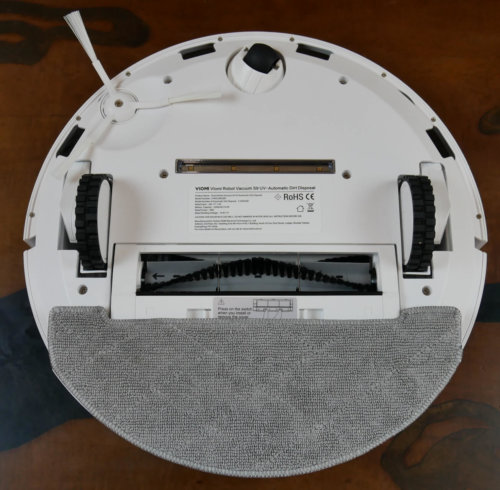 Vaizdas iš apačios su servetėle