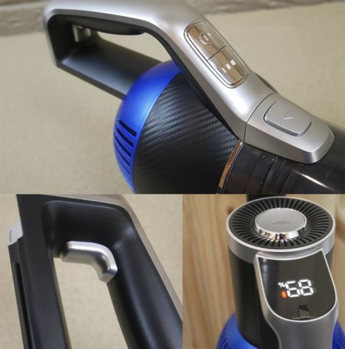 La unidad principal de una aspiradora de mano