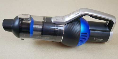 Aspiradora de mano ensamblada