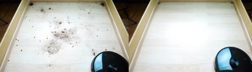 Laminato grindų sausas valymas
