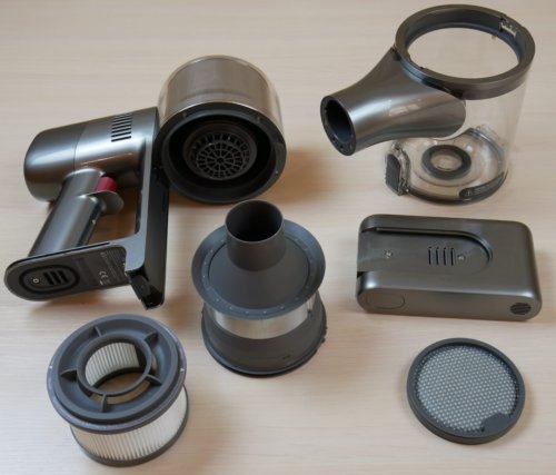 La unidad principal en forma desmontada