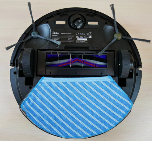 Vaizdas iš apačios su įprasta servetėle