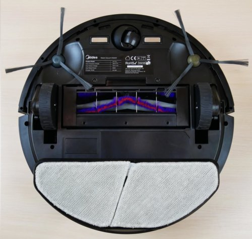 Vaizdas iš apačios su vibruojančia šluoste