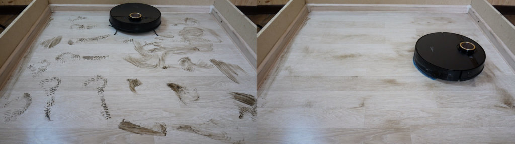 Šlapias valymas įprasta šluoste