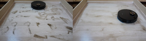 Šlapias valymas įprasta šluoste