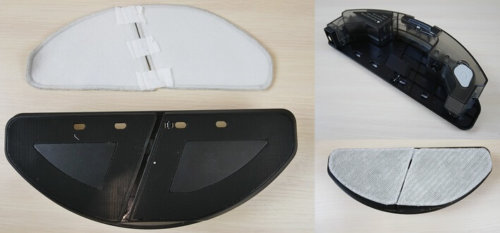 Modulis su vibruojančia šluoste