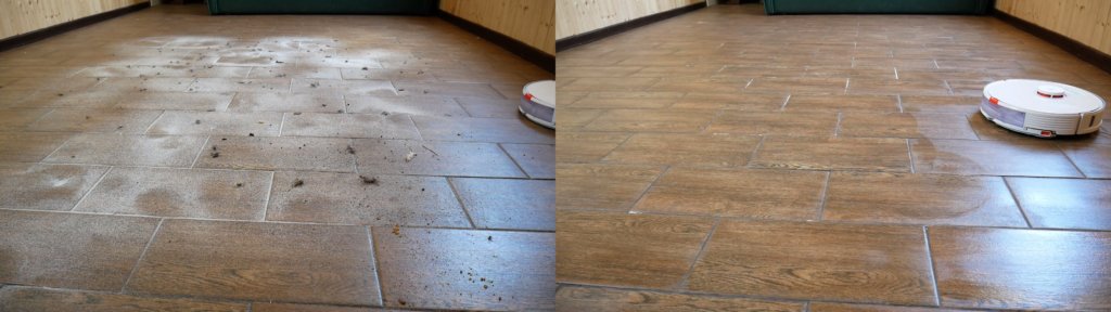 Limpieza simultánea en seco y húmedo