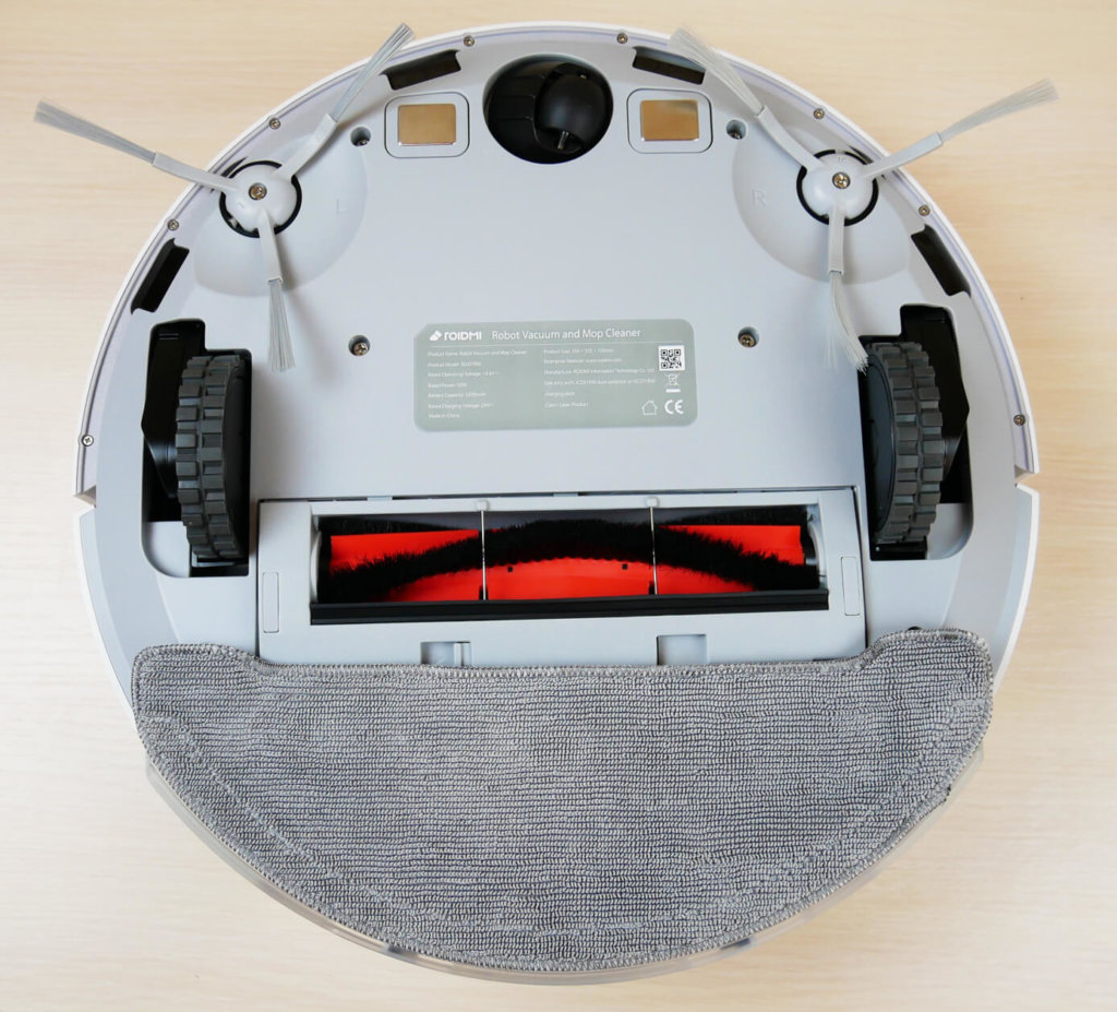 Vaizdas iš apačios su servetėle