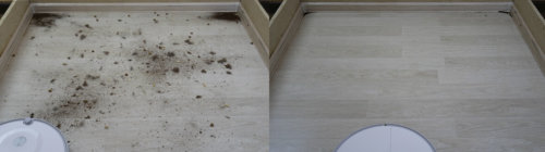 Laminato grindų sausas valymas