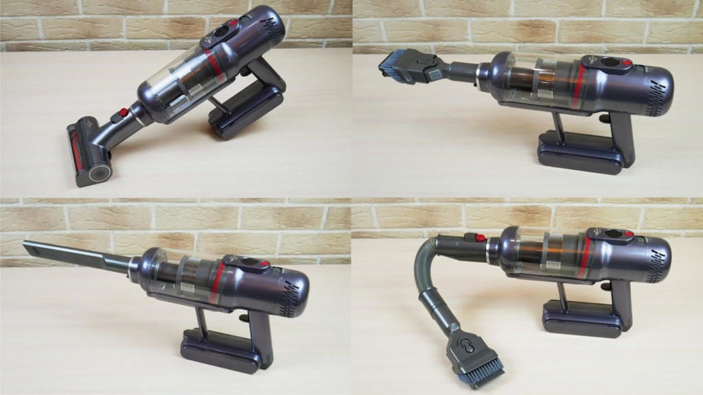 Atvel G9 su skirtingais priedais