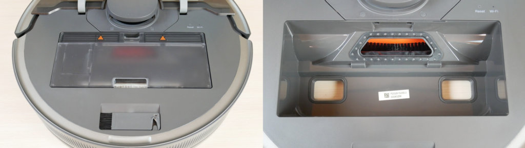 Dulkių surinktuvo vieta