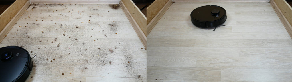 Laminato grindų sausas valymas