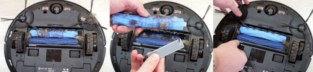 Roboto dulkių siurblio valymas