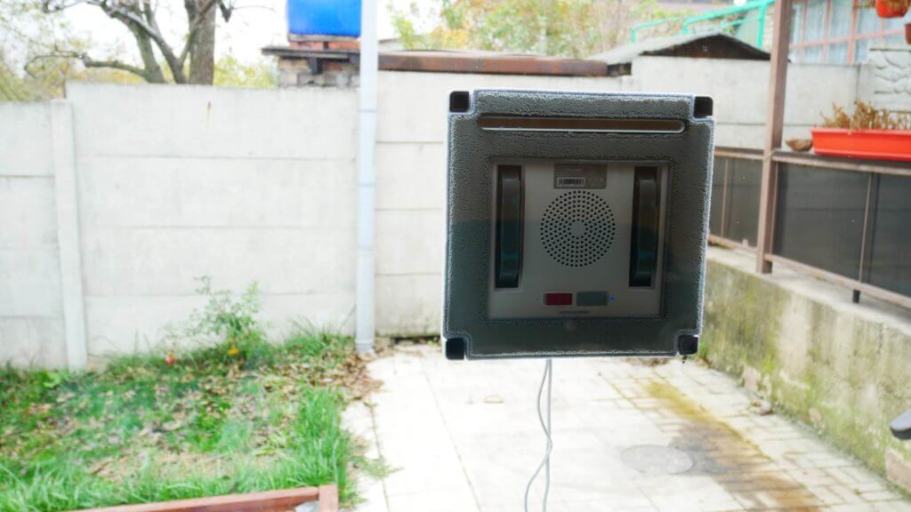 Lavar la ventana desde el exterior