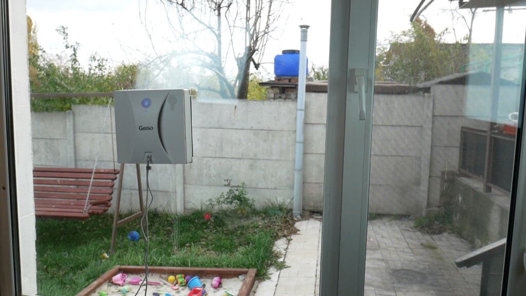 Lavar una ventana grande