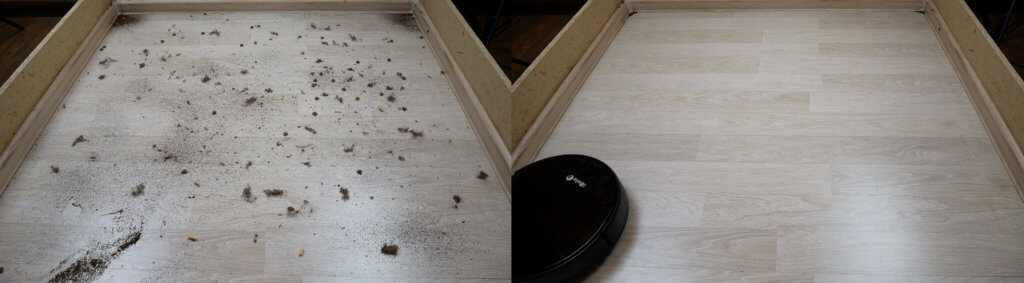 Laminato grindų sausas valymas