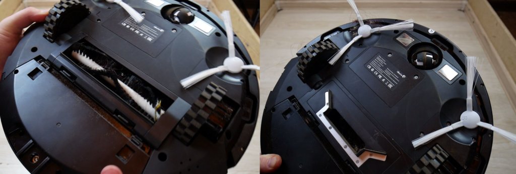 Vamzdžių šepečio ir tiesioginio siurbimo modulio būklė