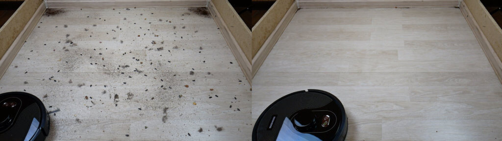 Laminato grindų sausas valymas