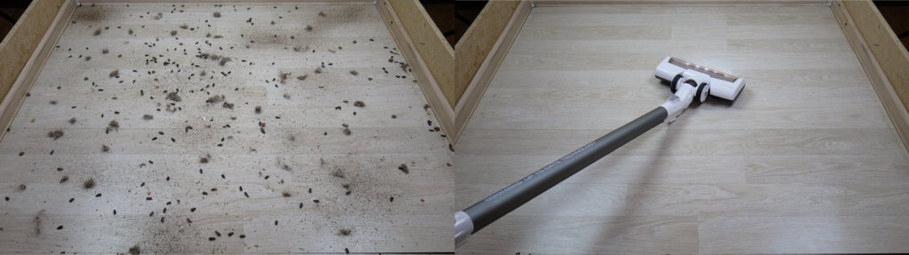 Calidad de la recogida de residuos en suelos laminados