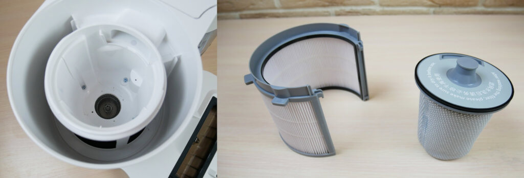 Roborock filtravimo sistema