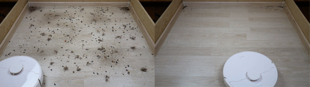 Laminato grindų sausas valymas