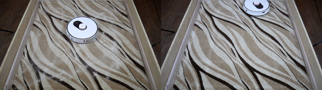 Colección de arena en la alfombra Roidmi