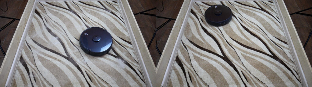 Acumulación de arena en la alfombra Mijia